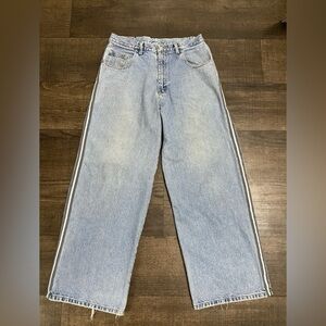 Vintage SUTTER'S Baggy jeans w/ racing stripe Size W33 X 29